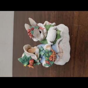 My Blushing Bunnies Figurine - Hope Brings A Bountiful Harvest
